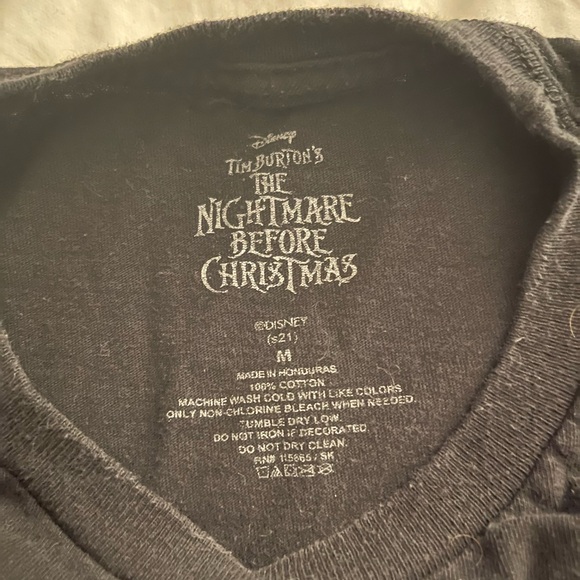 Nightmare Before Christmas, The Pumpkin King Jack Skellington black T-shirt - Picture 2 of 3